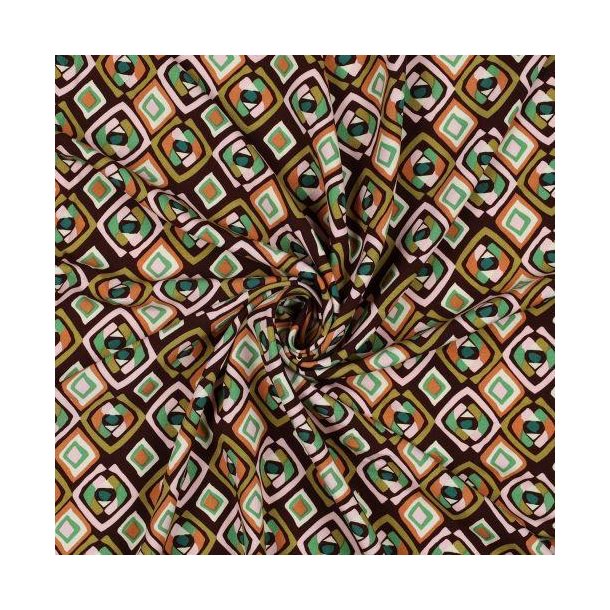 Radiance/viscose Abstract, Brown