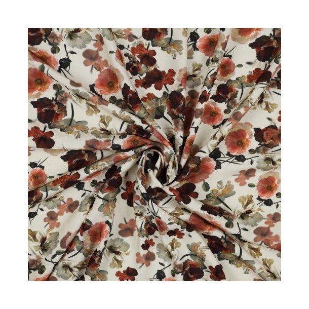 Radiance/viscose Digital Flowers, Multicolour