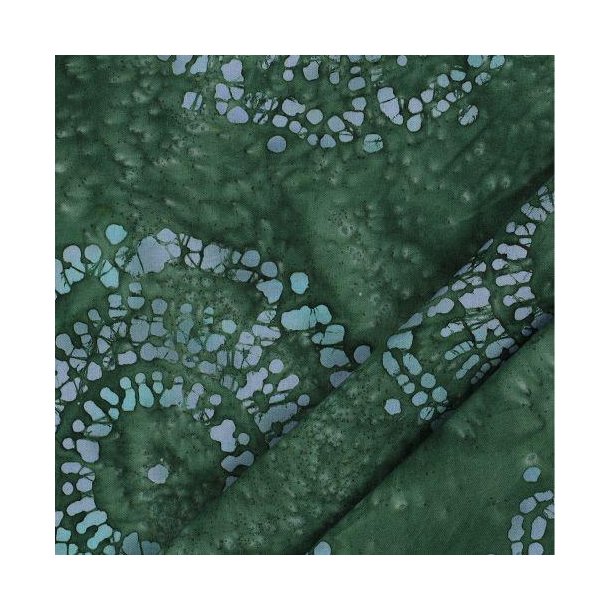 Unique crafted Batik cotton, Green