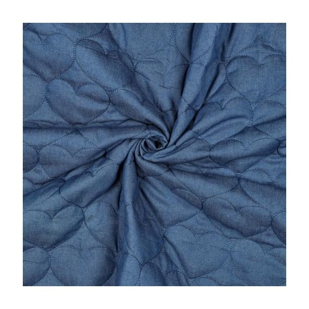 Quiltet Denim Hearts, Jeans