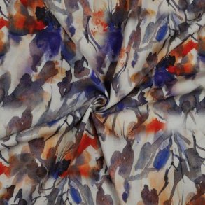 Radiance/viscose digital Flowers, Multicolour