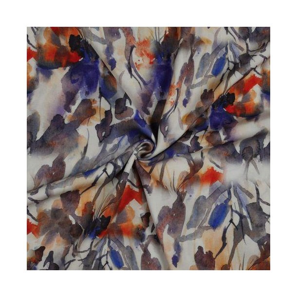 Radiance/viscose digital Flowers, Multicolour