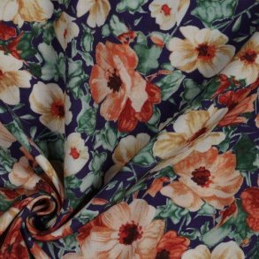 Radiance/viscose digital  Flowers, Multicolour