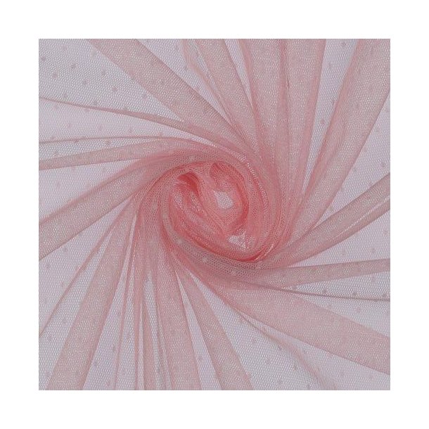 Fine Tule/tyl prikker, Light rose