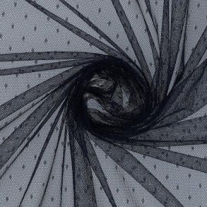 Fine Tule/tyl prikker, Navy