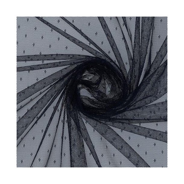 Fine Tule/tyl prikker, Navy