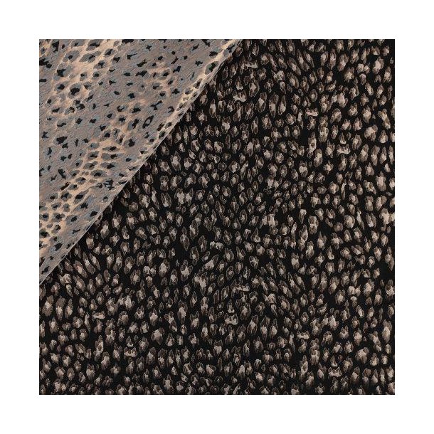 Jacquard Animal skin, Black