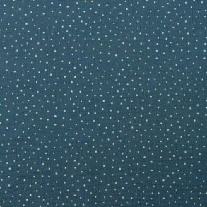 Double gauze Blue m/prikker