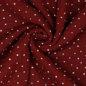 Double gauze Berry  m/prikker