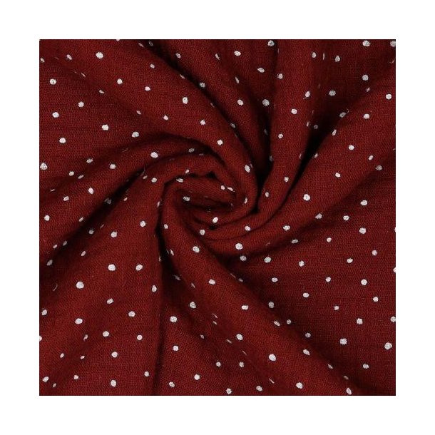 Double gauze Berry  m/prikker