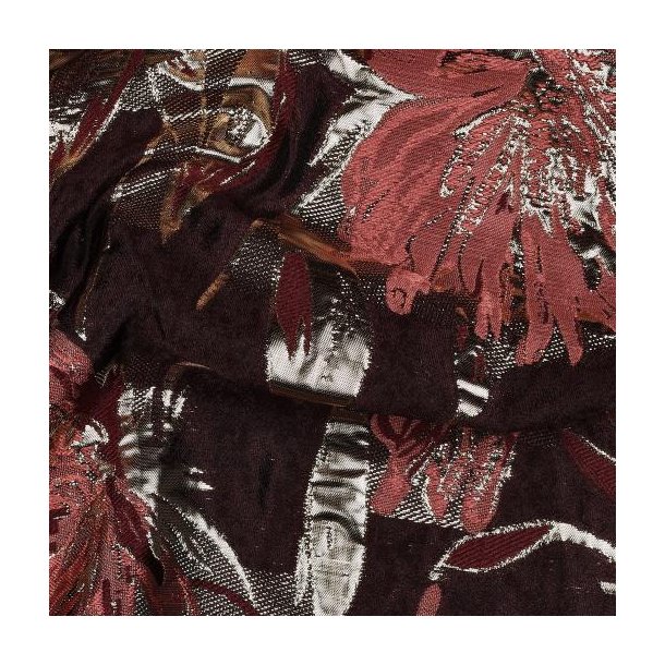 Jacquard Flowers, Aubergine