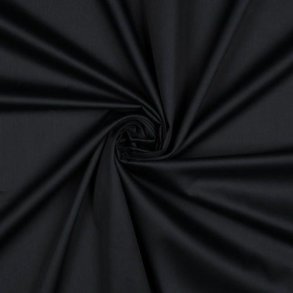 Cotton satin, Black