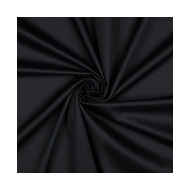 Cotton satin, Black