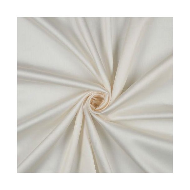 Cotton satin, Ecru