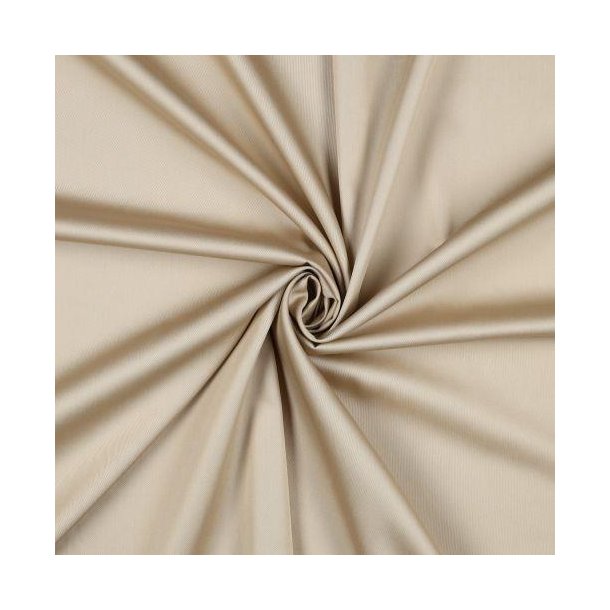 Cotton satin, Beige
