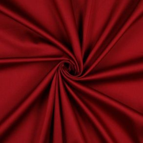 Cotton satin, Bordeaux