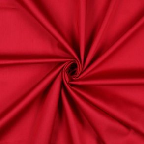 Cotton satin, Cerise