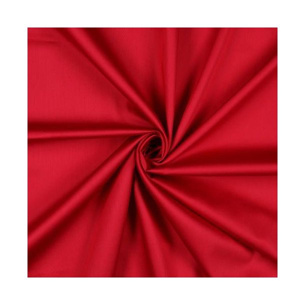 Cotton satin, Cerise