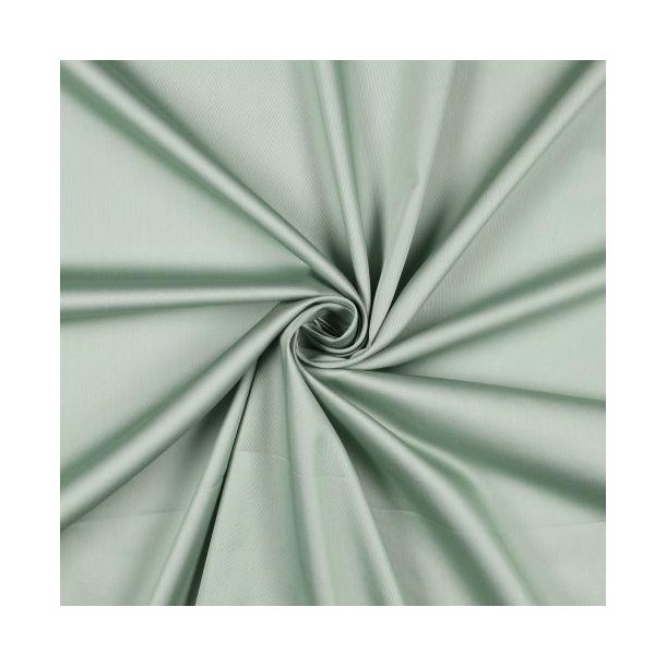 Cotton satin, Sage