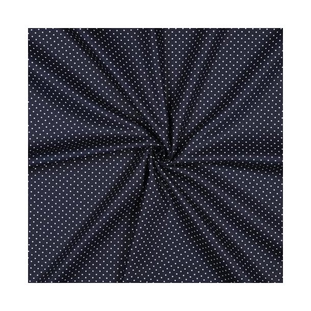 Poplin Petit sm� prikker, Navy