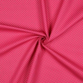 Poplin Petit sm� prikker, Pink