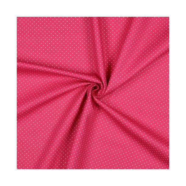 Poplin Petit sm� prikker, Pink