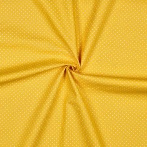 Poplin sm� prikker, Yellow