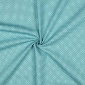 Poplin Petit sm� prikker, Old green