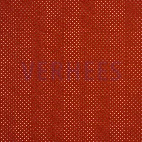 Poplin Petit sm� prikker, Terra