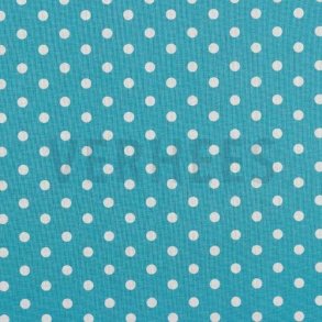 Poplin Prik, Turquoise