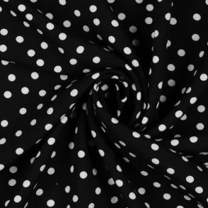 Radiance/viscose Dots, Black