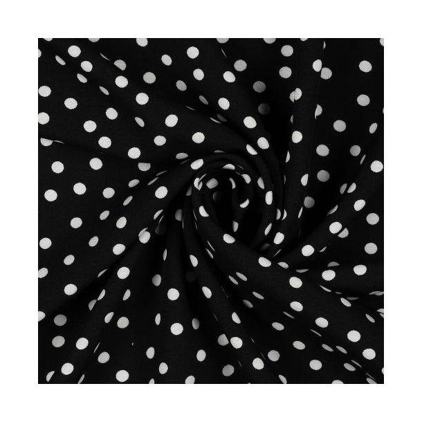Radiance/viscose Dots, Black
