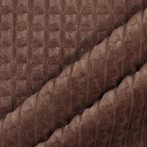 Velours Deco square, Brown