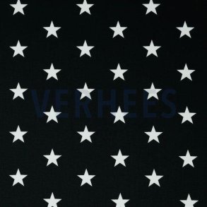 Poplin Stars, Black