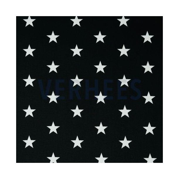 Poplin Stars, Black