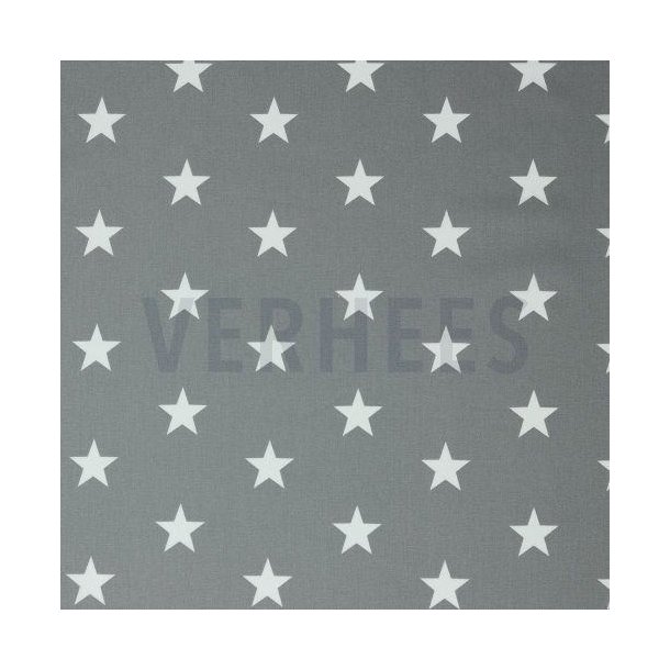 Poplin Stars, Grey