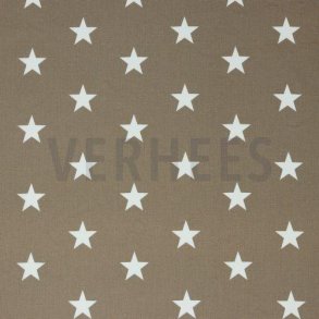 Poplin Stars, Taupe