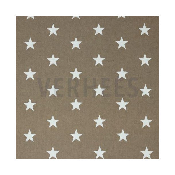 Poplin Stars, Taupe