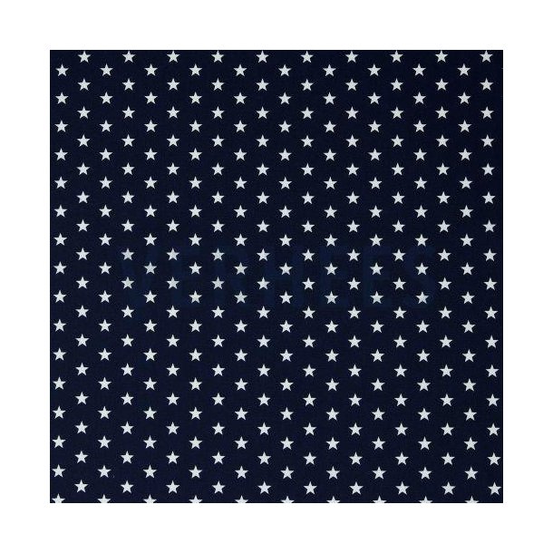 Poplin Petit stars, Navy