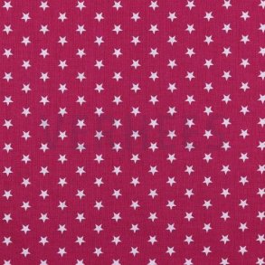 Poplin Petit stars, Pink