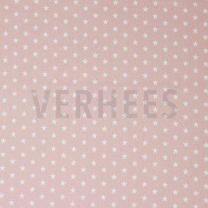 Poplin Petit stars, Old rose