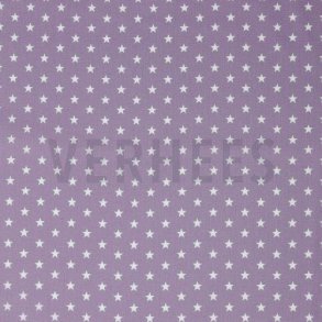 Poplin Petit stars Lilac