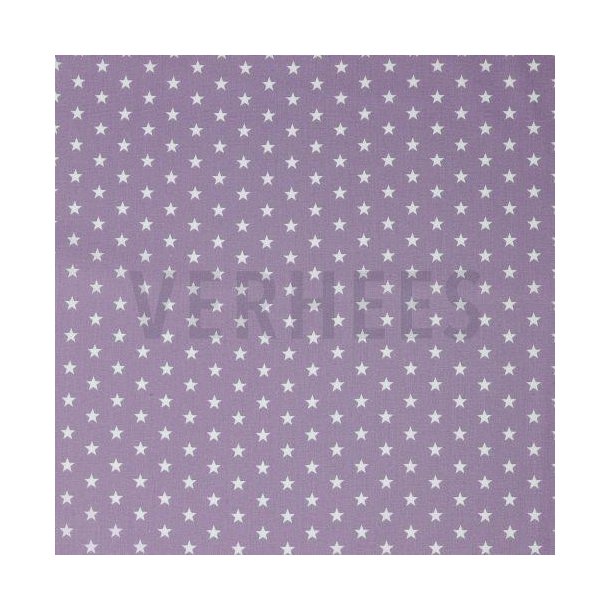 Poplin Petit stars Lilac