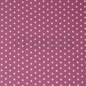 Poplin Petit stars, Mauve
