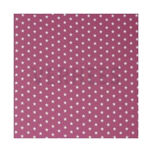 Poplin Petit stars, Mauve