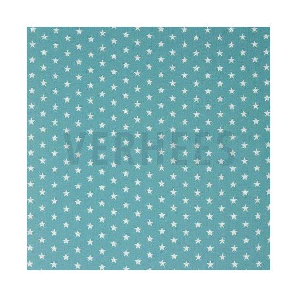 Poplin Petit stars, Old green