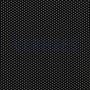 Poplin Mini stars Black