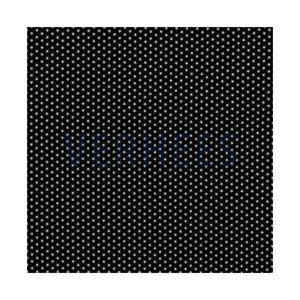 Poplin Mini stars Black