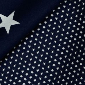 Poplin Mini stars Navy