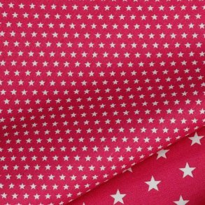 Poplin Mini stars Pink